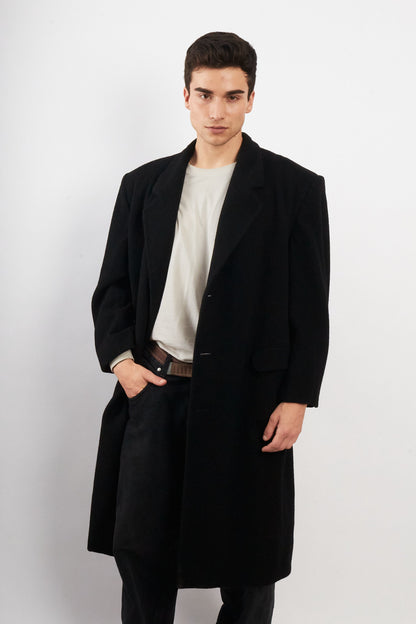 2000 Vintage Hugo Boss Wool Trench Coat (M/L)