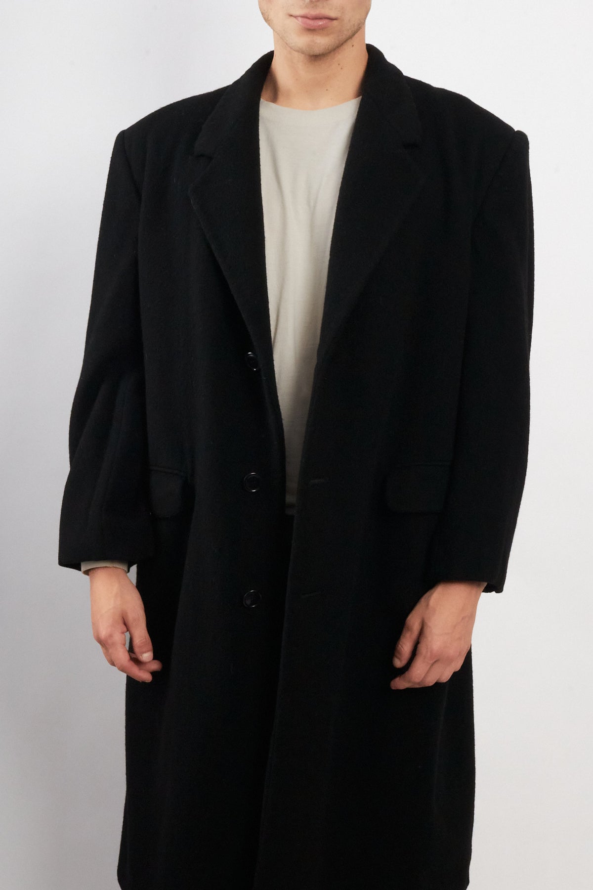 2000 Vintage Hugo Boss Wool Trench Coat (M/L)