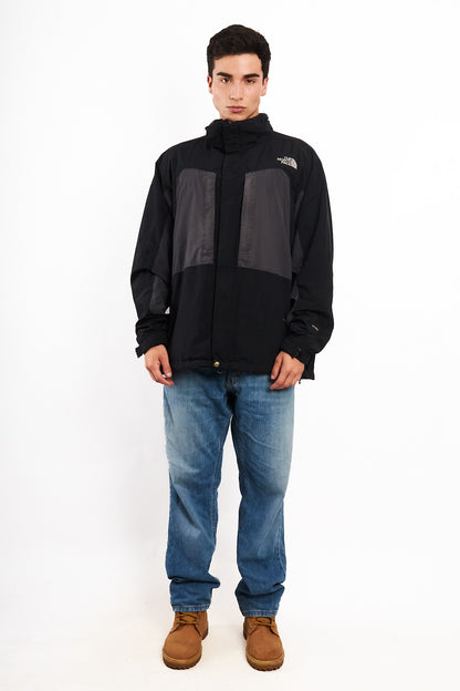 2000 Vintage The North Face Gray n' Black Gorpcore Impermeable Jacket (L/XL)