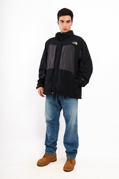 2000 Vintage The North Face Gray n' Black Gorpcore Impermeable Jacket (L/XL)