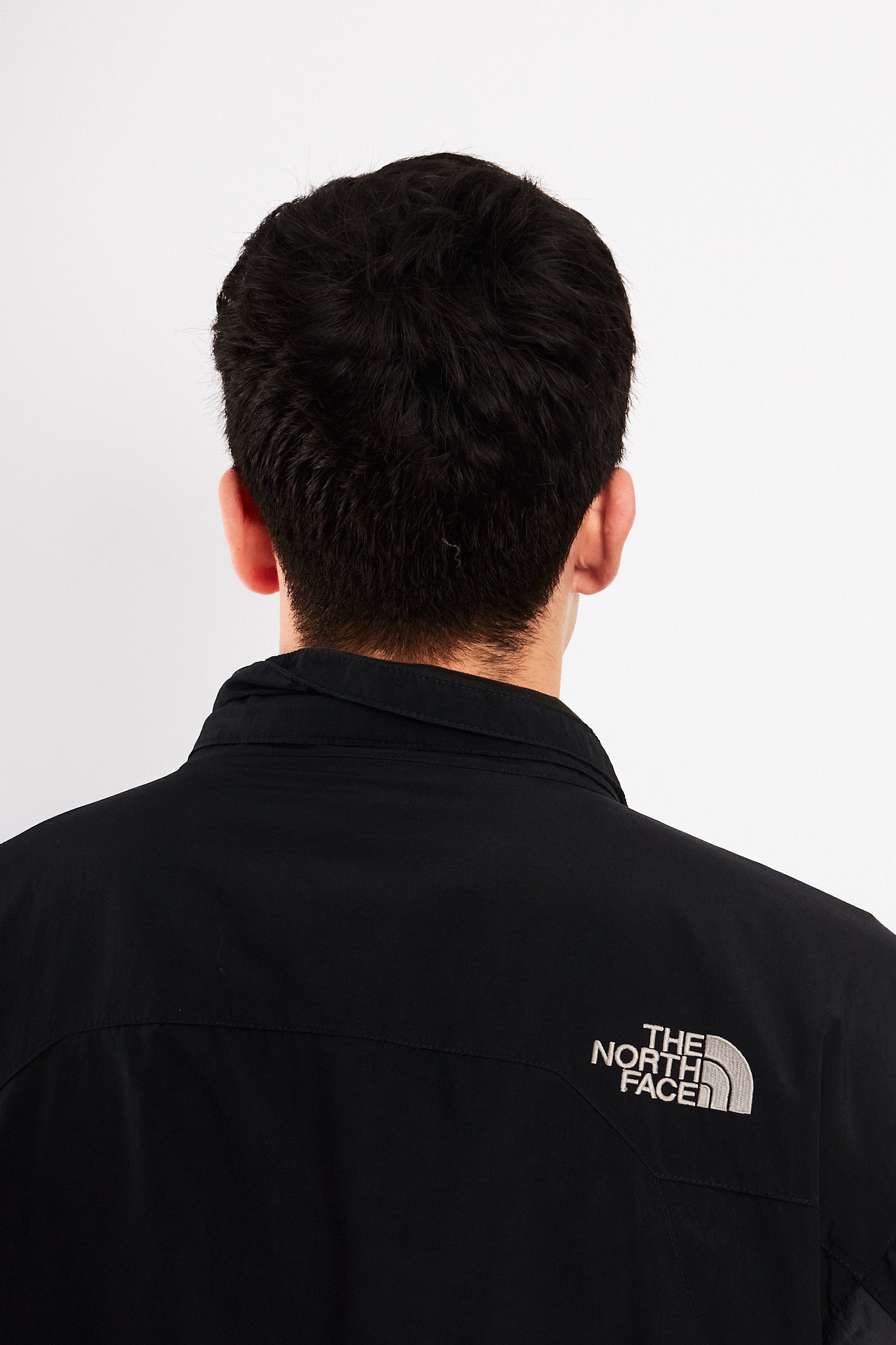 2000 Vintage The North Face Gray n' Black Gorpcore Impermeable Jacket (L/XL)