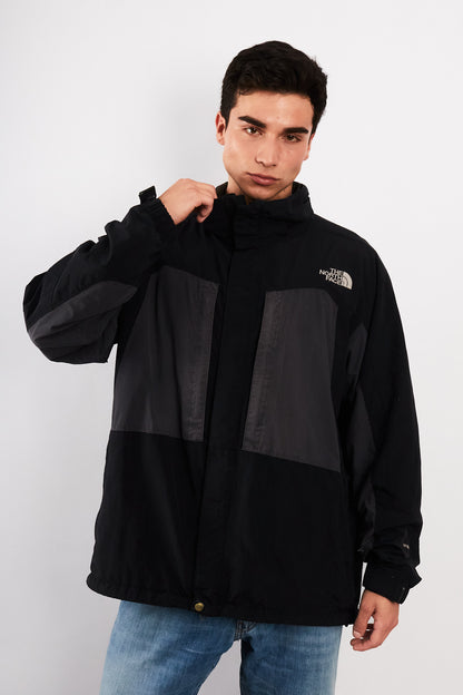 2000 Vintage The North Face Gray n' Black Gorpcore Impermeable Jacket (L/XL)