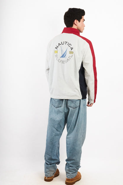 2010 Nautica Blue Sail Impermeable Retro Jacket (M/L)