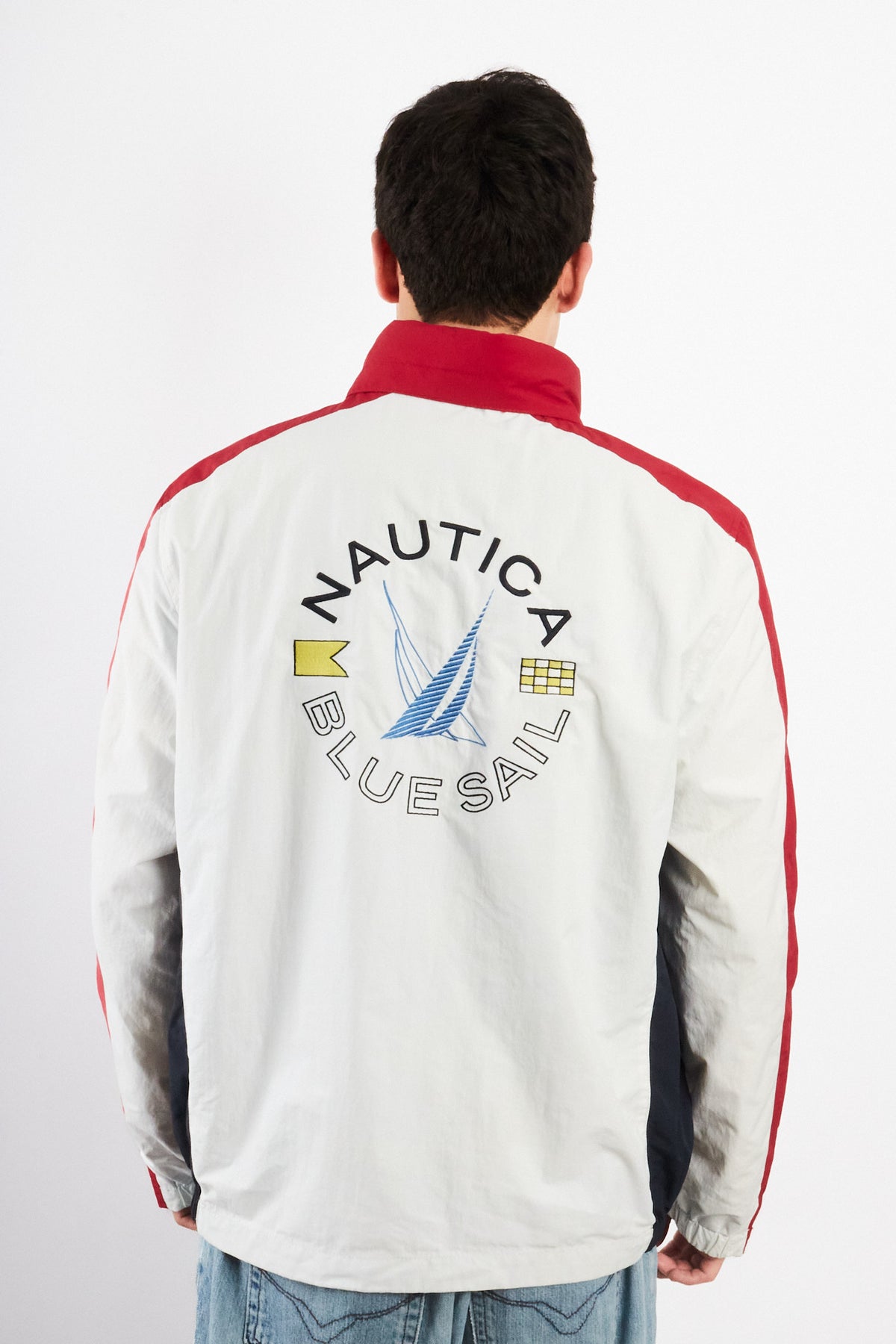2010 Nautica Blue Sail Impermeable Retro Jacket (M/L)