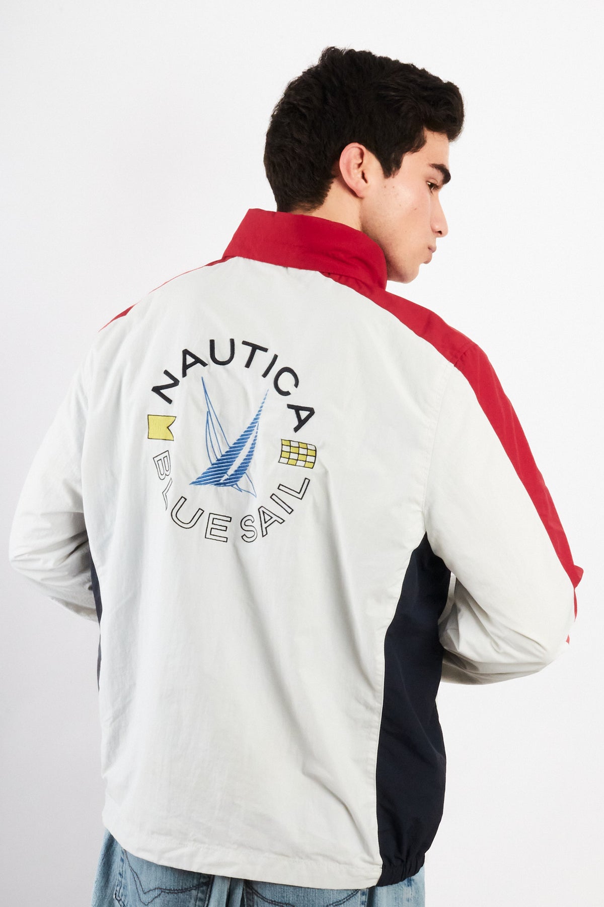 2010 Nautica Blue Sail Impermeable Retro Jacket (M/L)