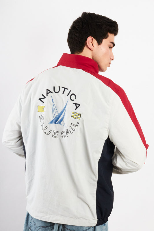 2010 Nautica Blue Sail Impermeable Retro Jacket (M/L)