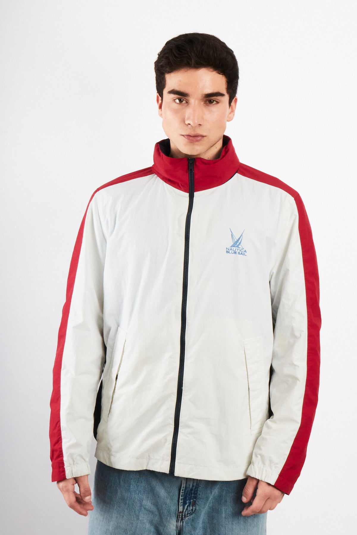 2010 Nautica Blue Sail Impermeable Retro Jacket (M/L)