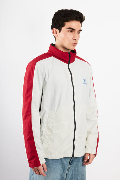 2010 Nautica Blue Sail Impermeable Retro Jacket (M/L)
