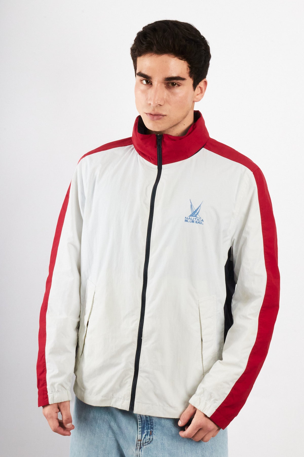 2010 Nautica Blue Sail Impermeable Retro Jacket (M/L)