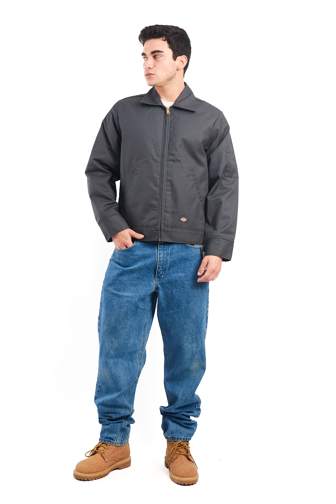 Dickies Icons Charcoal Gray Eisenhower Jacket (M)