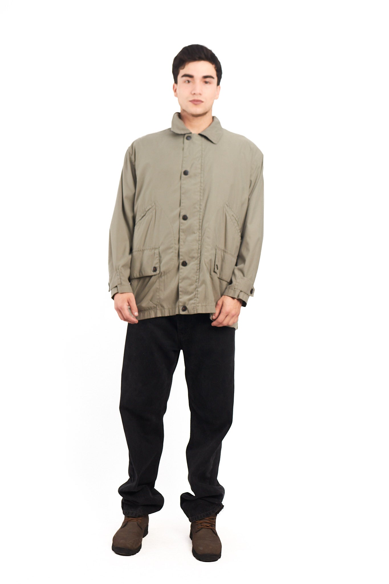 1990 Vintage Nautica Olive Green Coat (M/L)