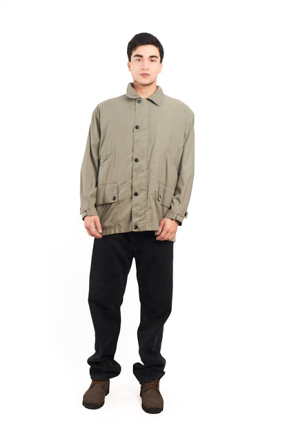 1990 Vintage Nautica Olive Green Coat (M/L)