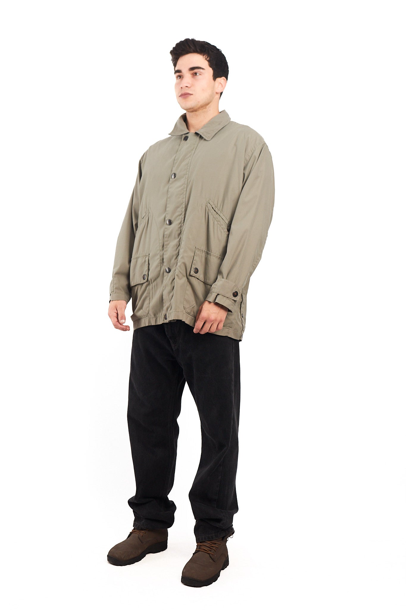 1990 Vintage Nautica Olive Green Coat (M/L)