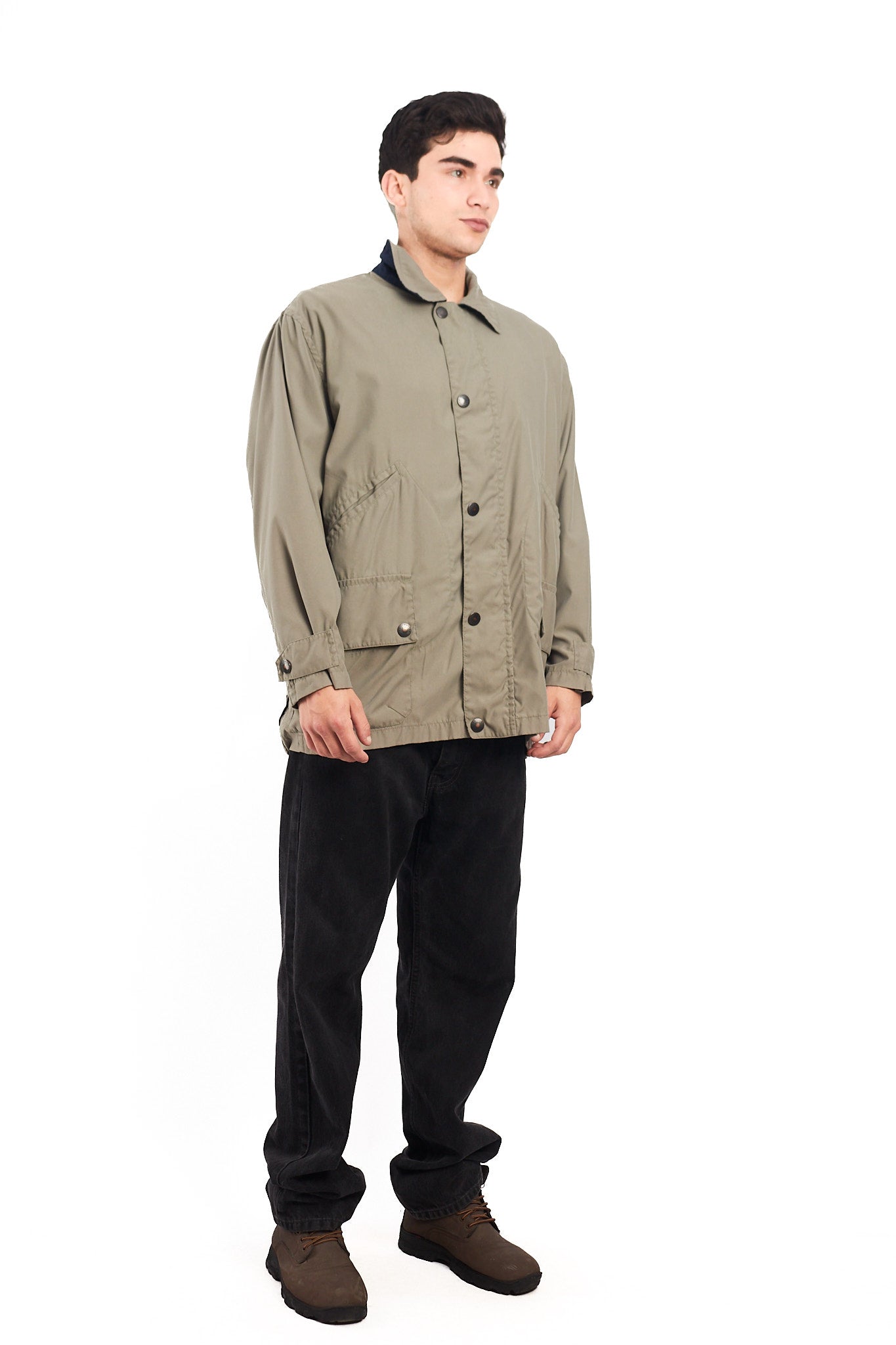 1990 Vintage Nautica Olive Green Coat (M/L)