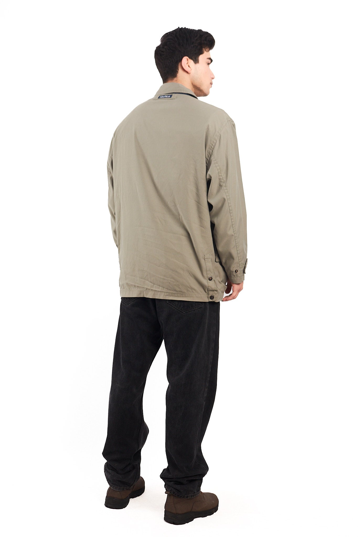 1990 Vintage Nautica Olive Green Coat (M/L)