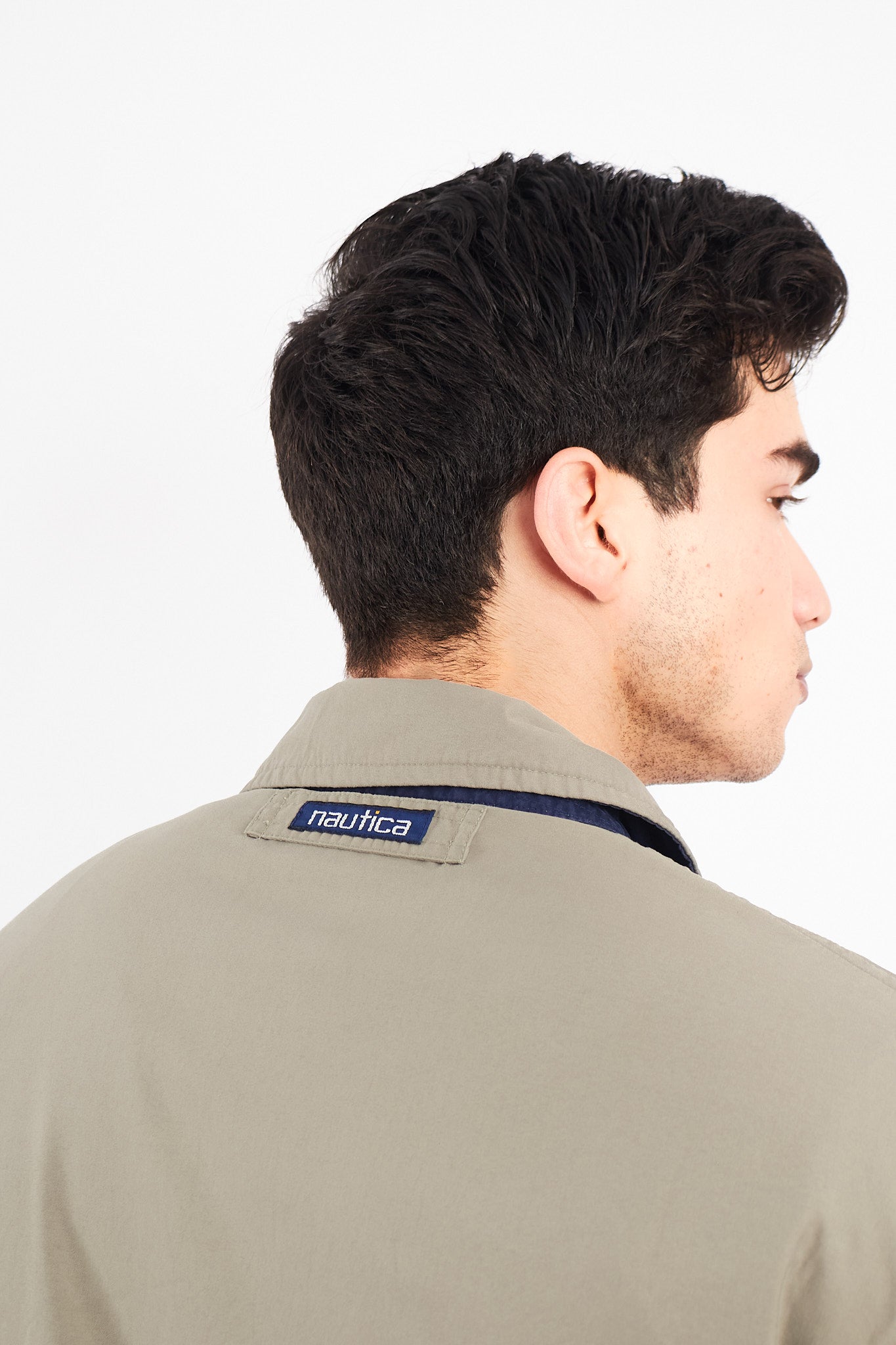 1990 Vintage Nautica Olive Green Coat (M/L)