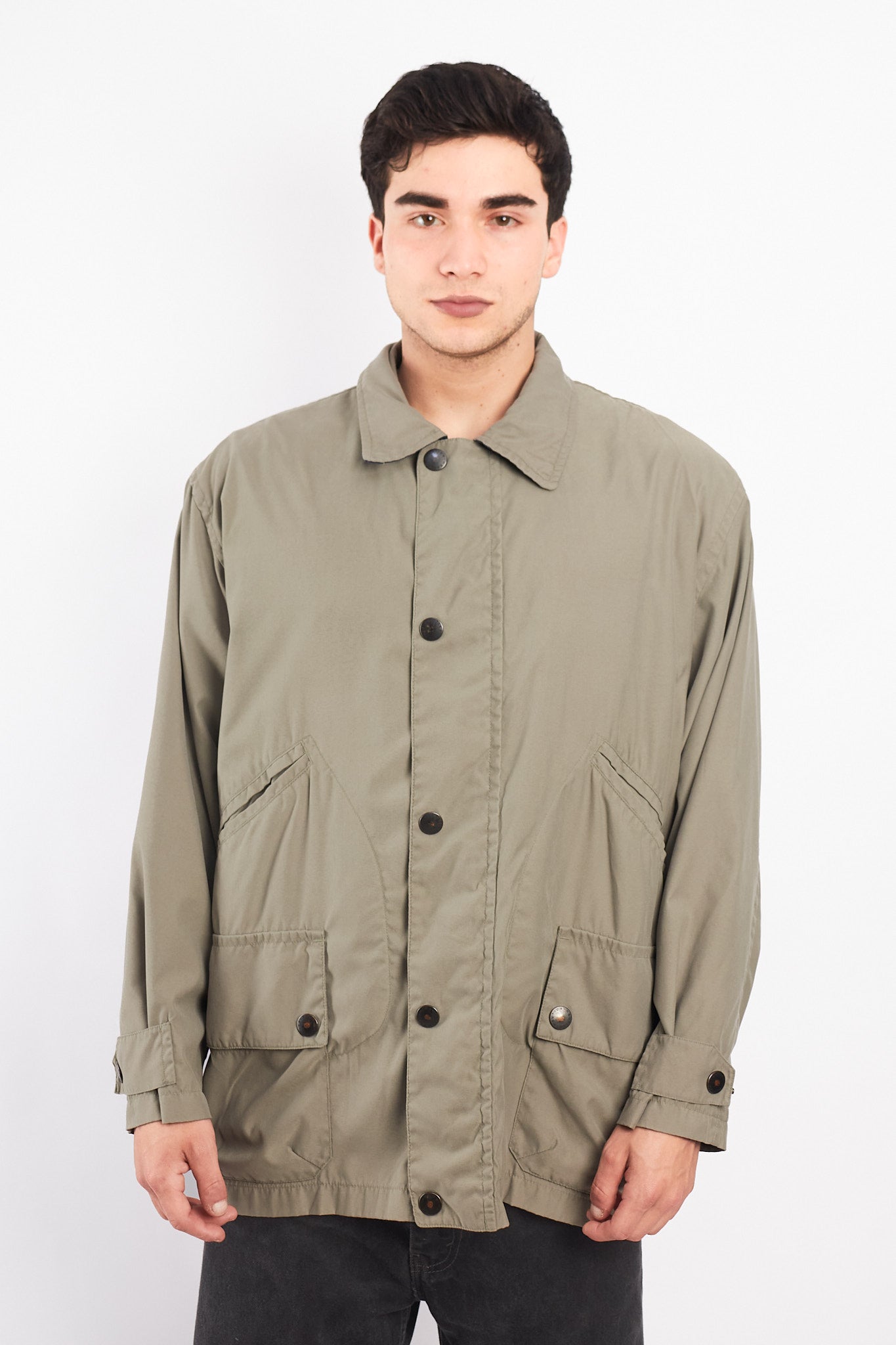 1990 Vintage Nautica Olive Green Coat (M/L)