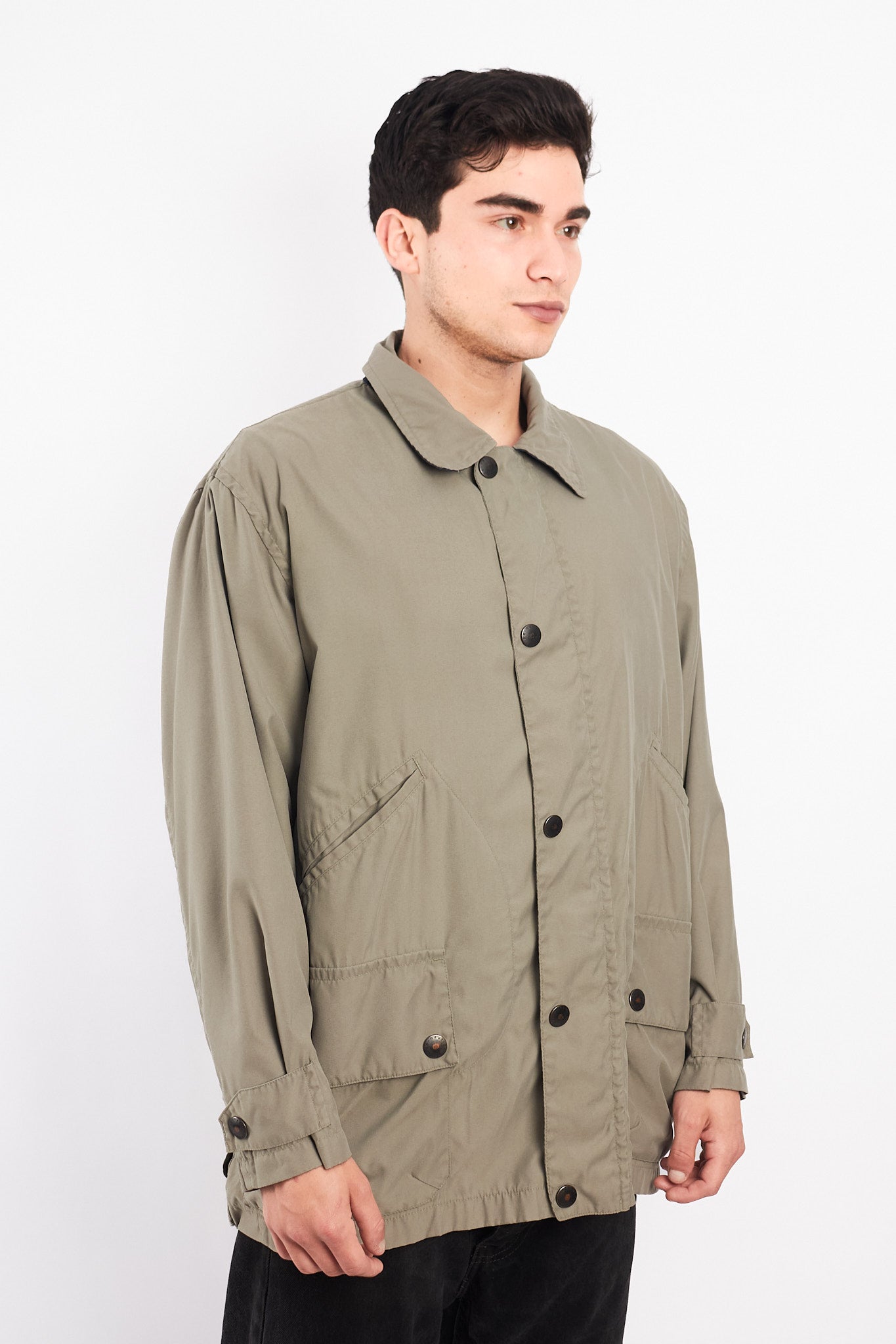 1990 Vintage Nautica Olive Green Coat (M/L)