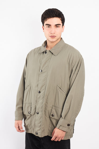 1990 Vintage Nautica Olive Green Coat (M/L)