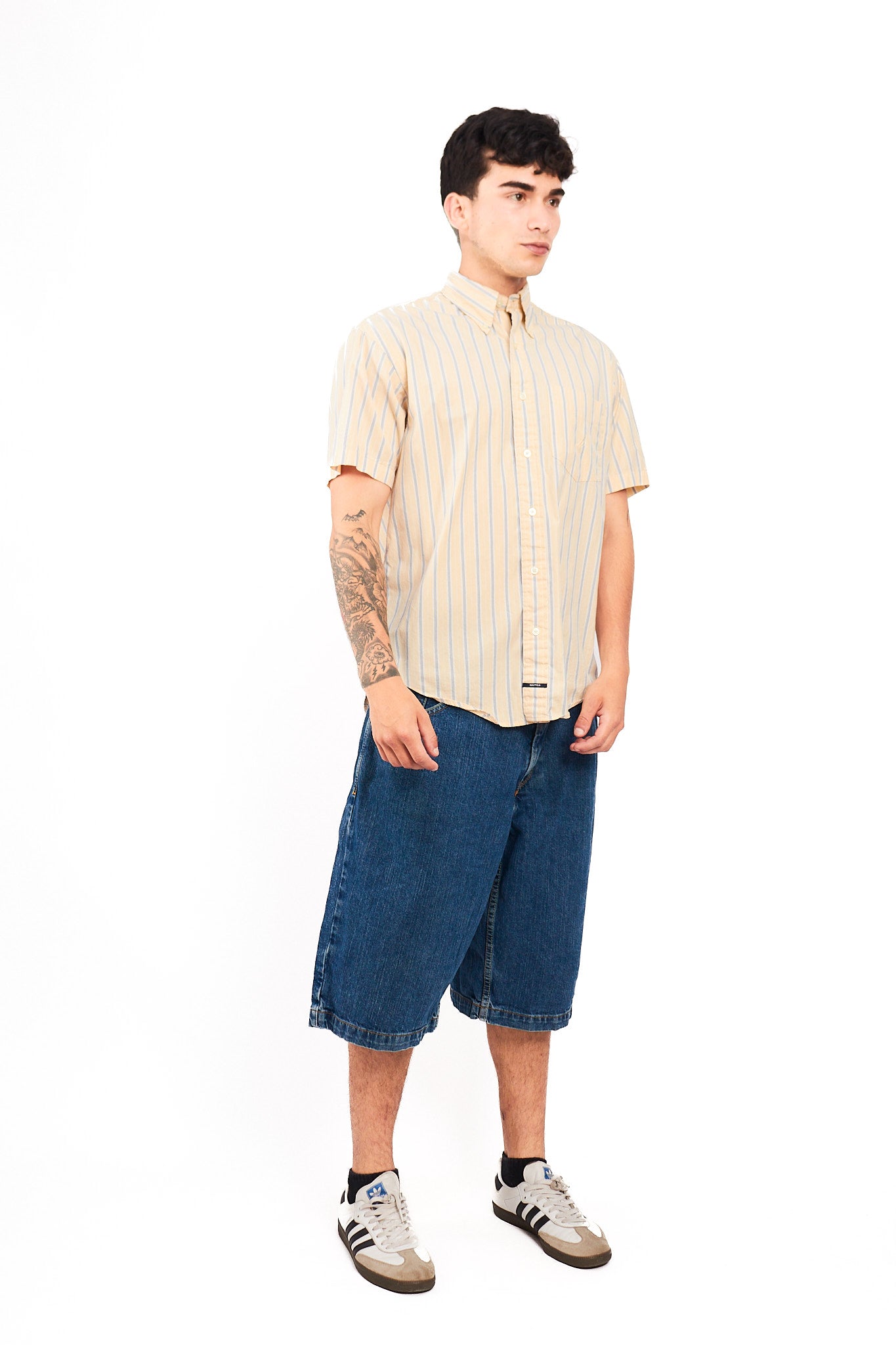 2000 Nautica Striped Shirt (M)