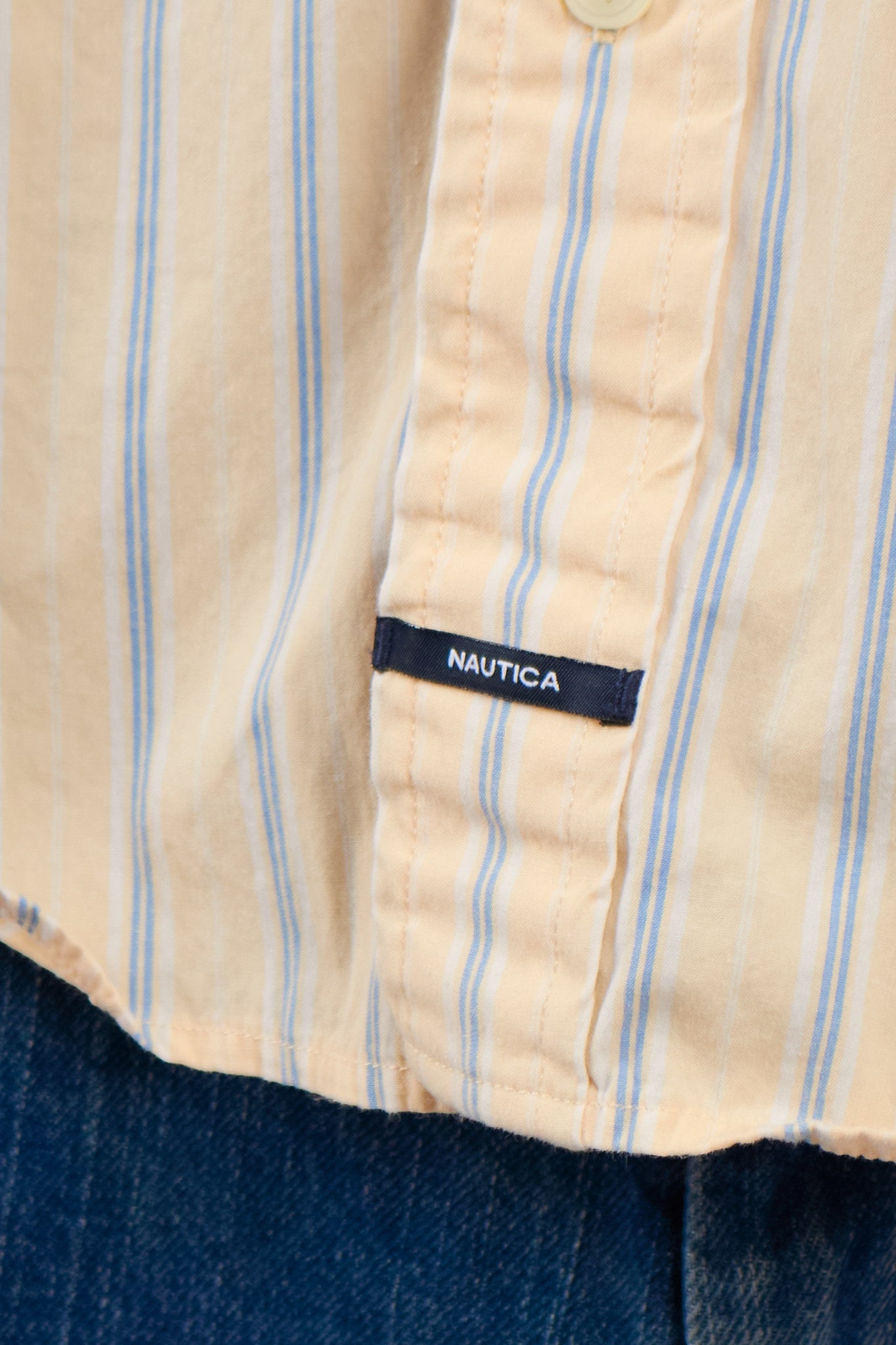 2000 Nautica Striped Shirt (M)
