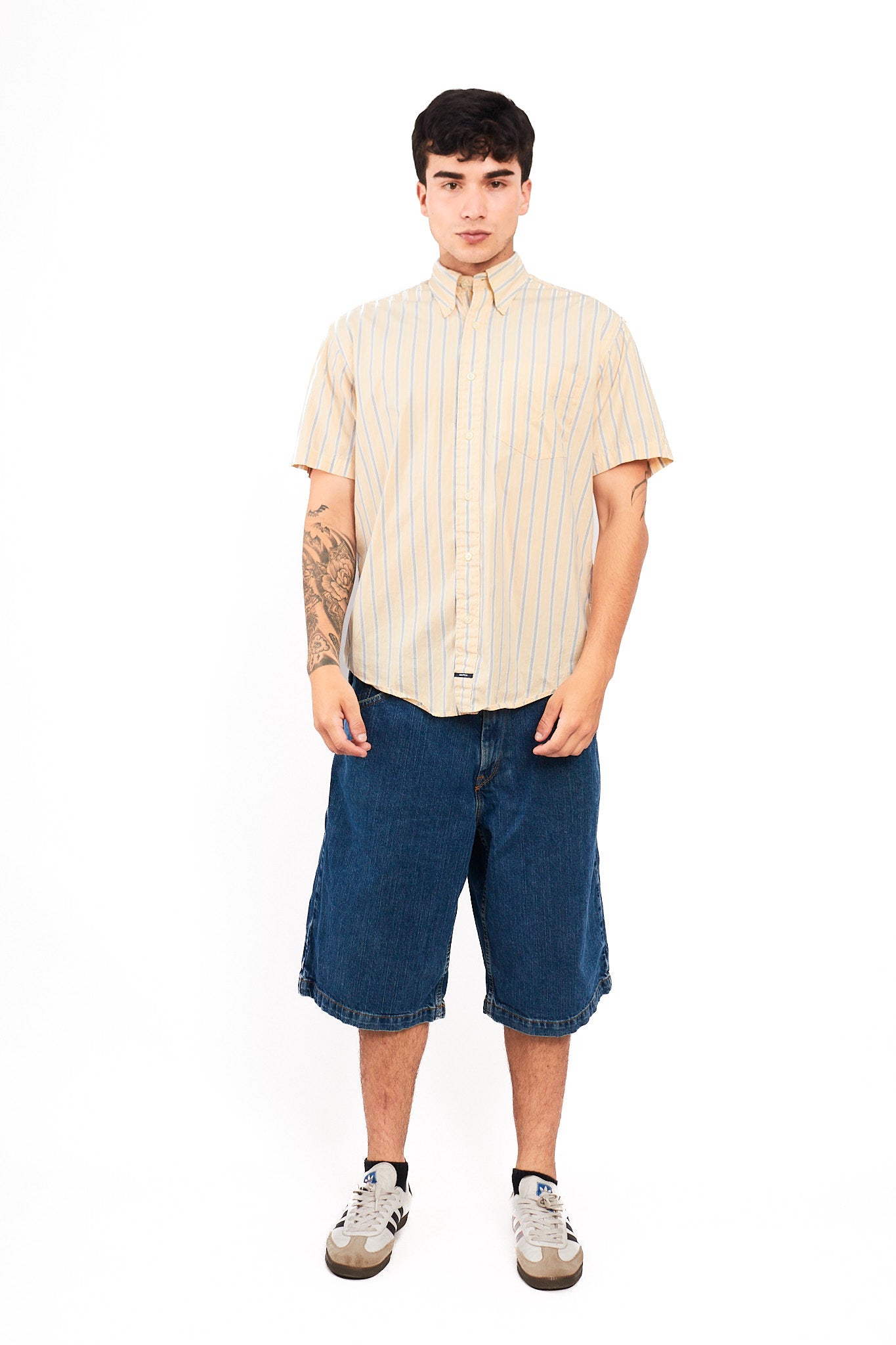 2000 Nautica Striped Shirt (M)