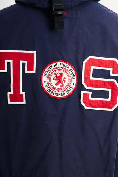 1990  Vintage Tommy Sport Big Logo Convertible Jacket/Vest (M/L)