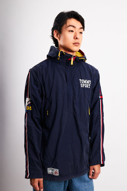 1990  Vintage Tommy Sport Big Logo Convertible Jacket/Vest (M/L)