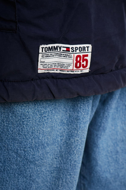 1990  Vintage Tommy Sport Big Logo Convertible Jacket/Vest (M/L)