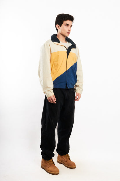 1990 Vintage Nautica Colorblock Big Flag Impermeable Jacket (M)