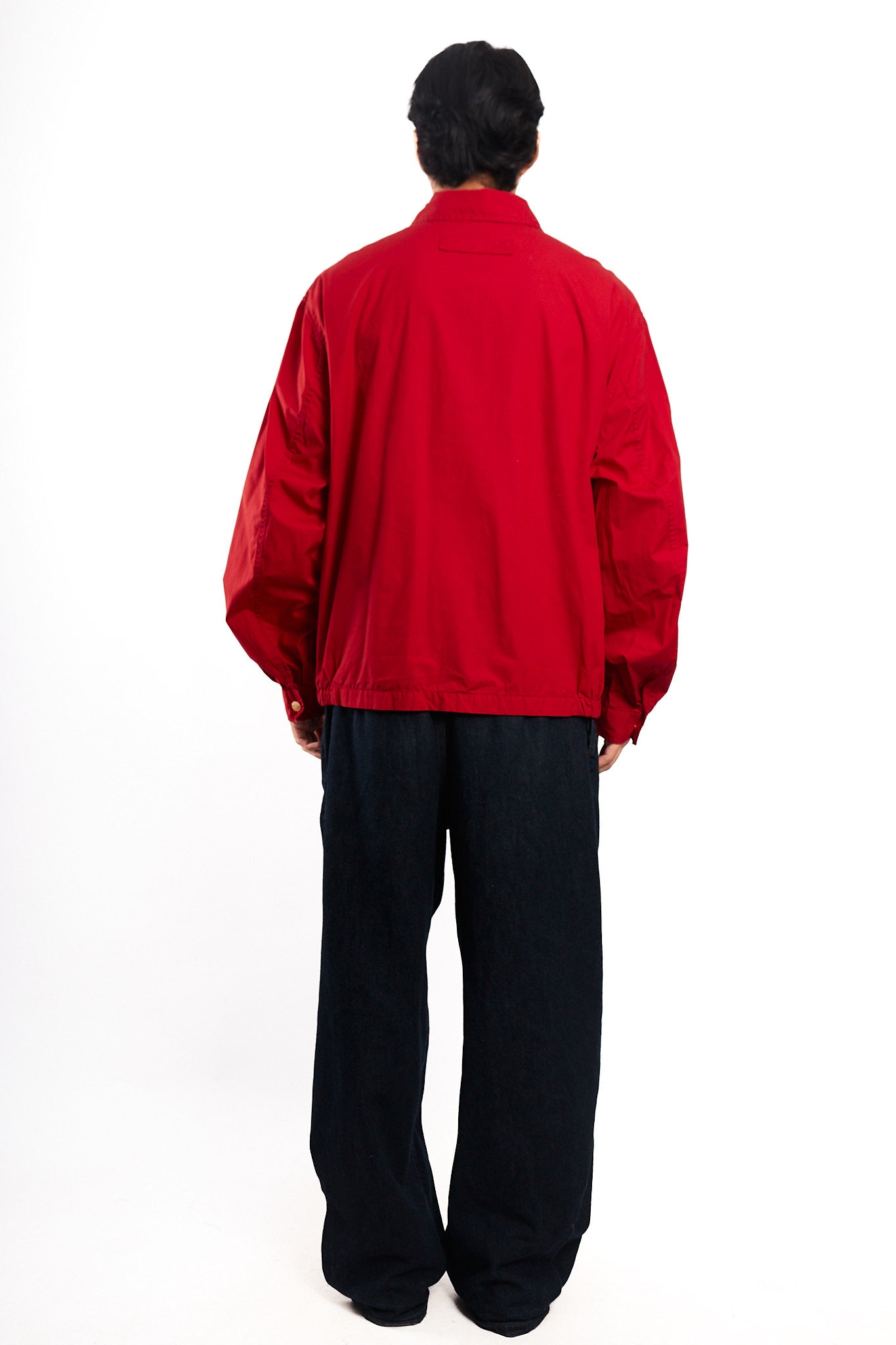 1990 Vintage Tommy Hilfiger Lion's Emblen Crimson Red Harrington (L/XL)