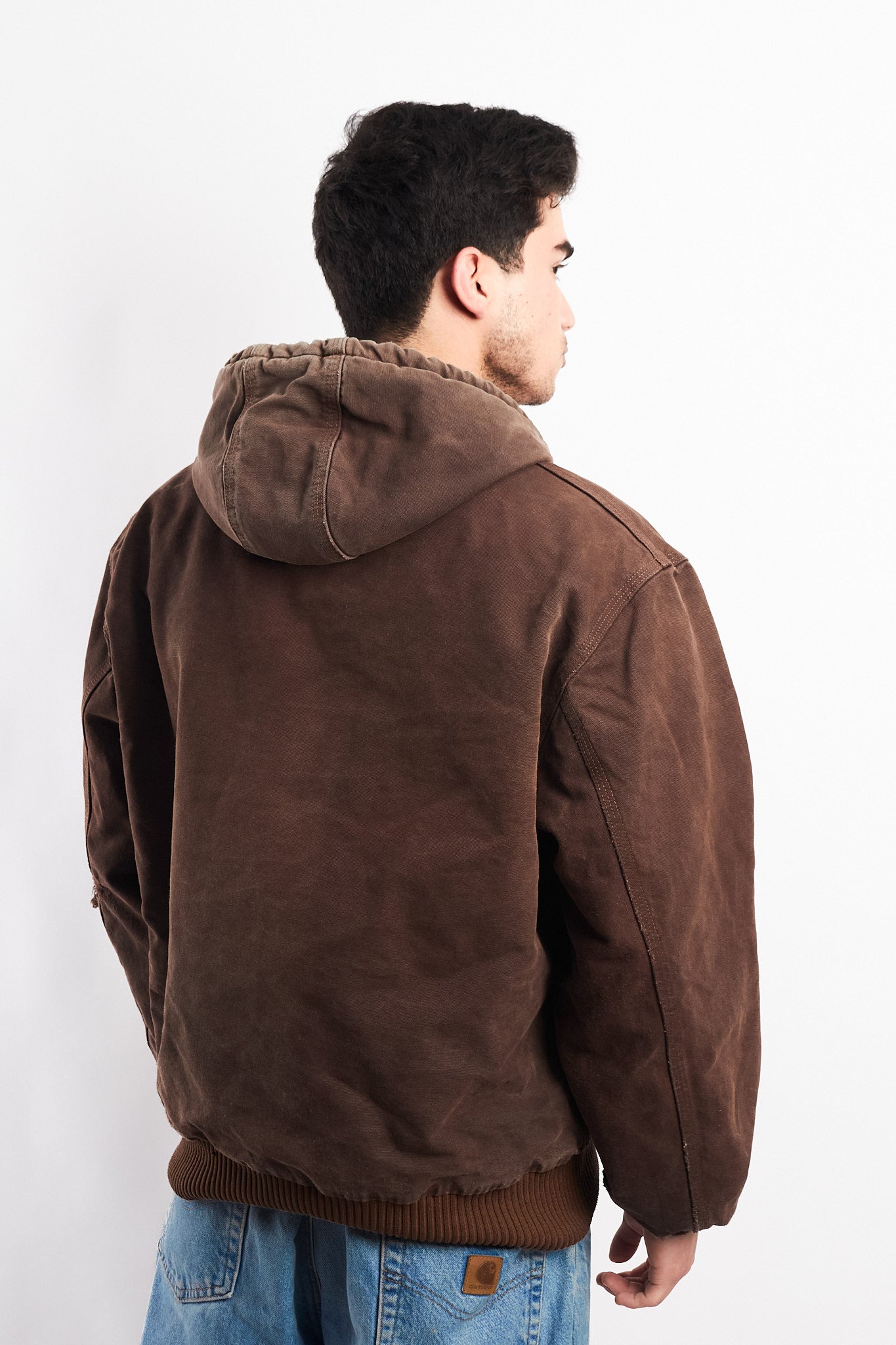 Vintage Carhartt J140 Faded Brown Duck Active Jacket (M/L)