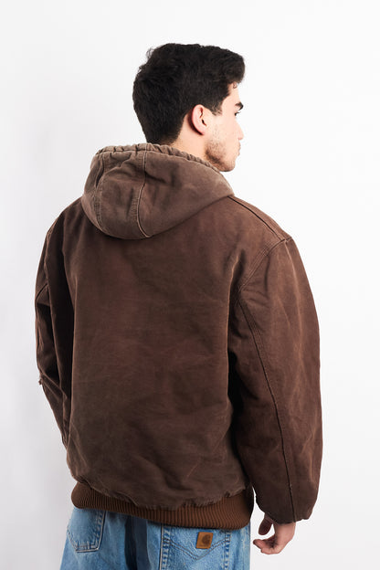 Vintage Carhartt J140 Faded Brown Duck Active Jacket (M/L)