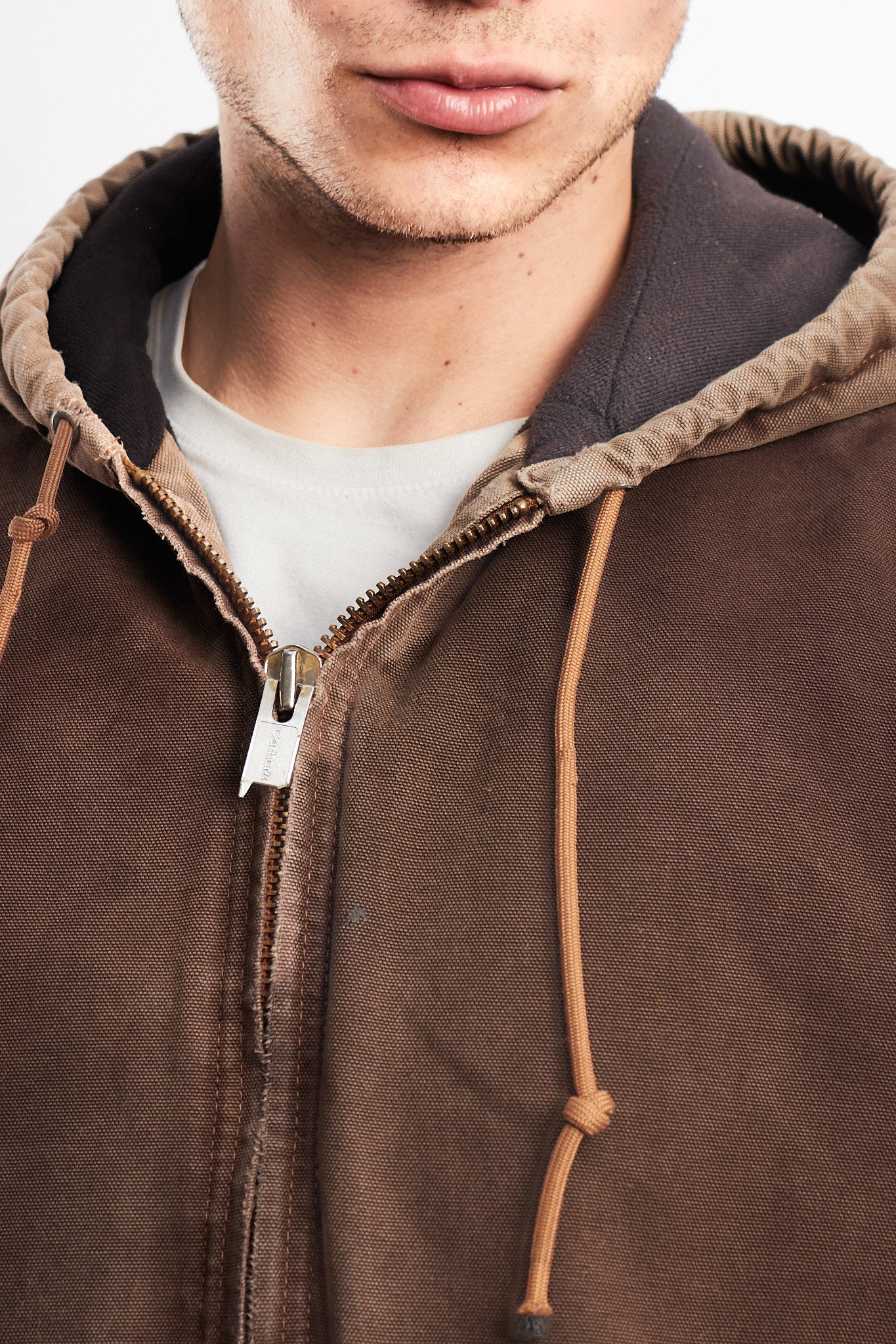 Vintage Carhartt J140 Faded Brown Duck Active Jacket (M/L)