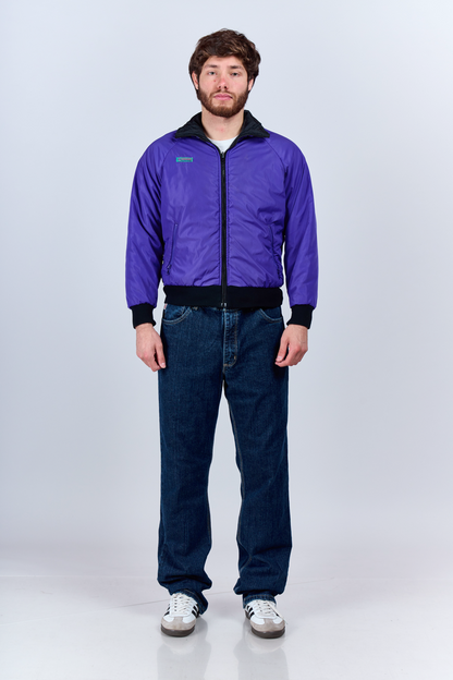 1990 Columbia Radial Sleeve Reversible Padded Jacket (S/M)