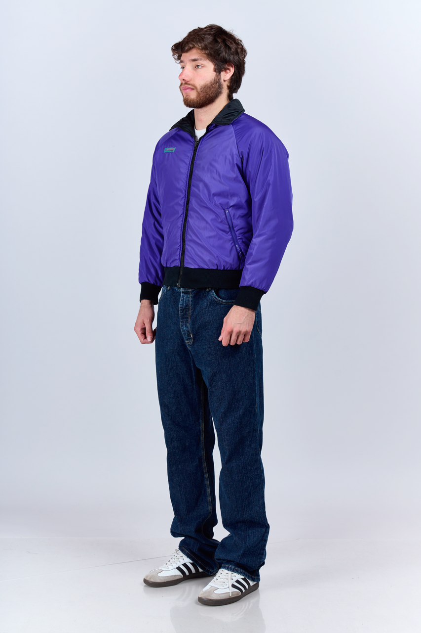 1990 Columbia Radial Sleeve Reversible Padded Jacket (S/M)