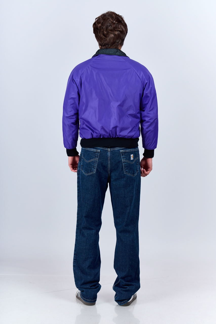 1990 Columbia Radial Sleeve Reversible Padded Jacket (S/M)