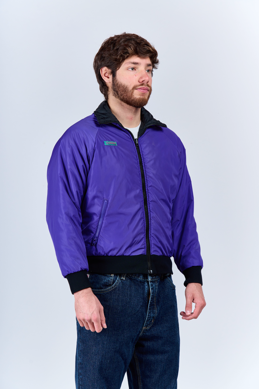 1990 Columbia Radial Sleeve Reversible Padded Jacket (S/M)