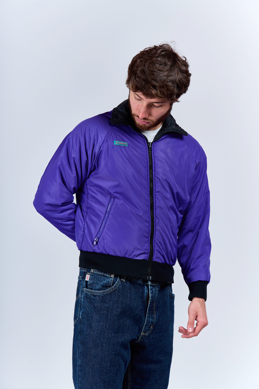1990 Columbia Radial Sleeve Reversible Padded Jacket (S/M)