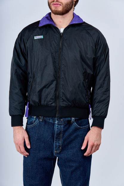 1990 Columbia Radial Sleeve Reversible Padded Jacket (S/M)