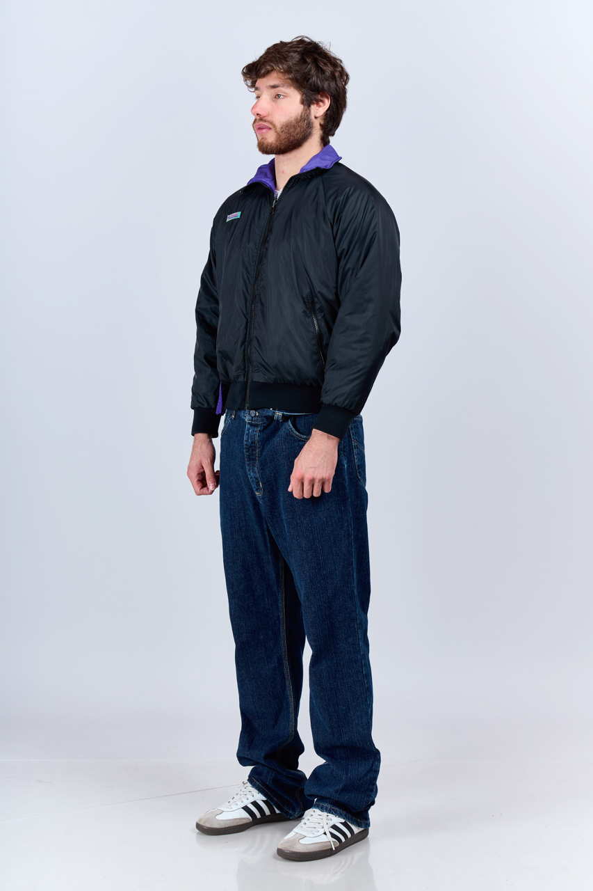 1990 Columbia Radial Sleeve Reversible Padded Jacket (S/M)