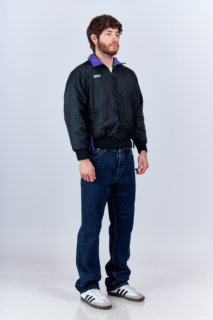 1990 Columbia Radial Sleeve Reversible Padded Jacket (S/M)