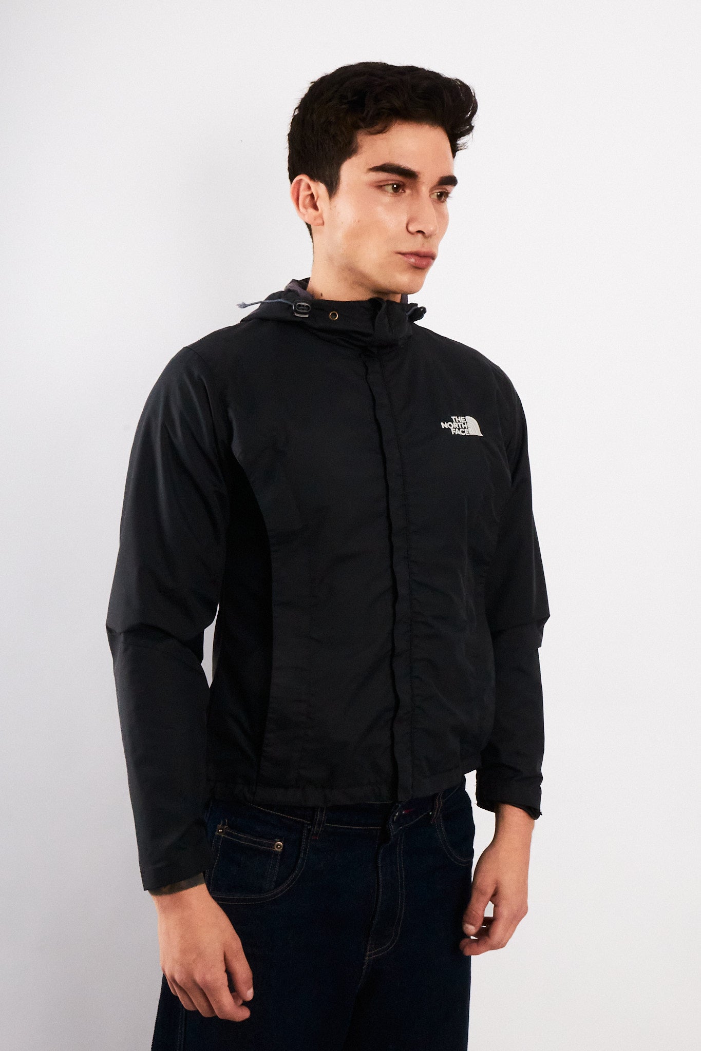 2000 Vintage The North Face Black Hyvent Jacket (S)