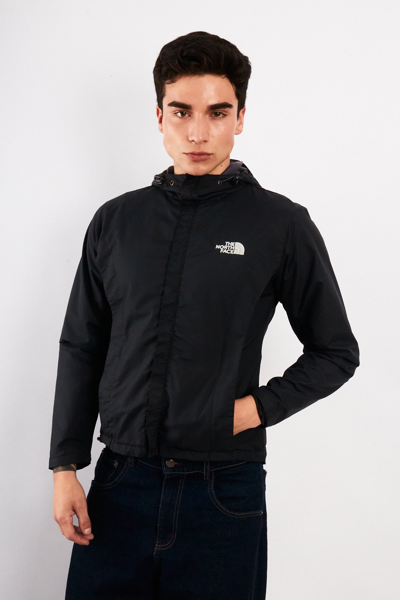 2000 Vintage The North Face Black Hyvent Jacket (S)