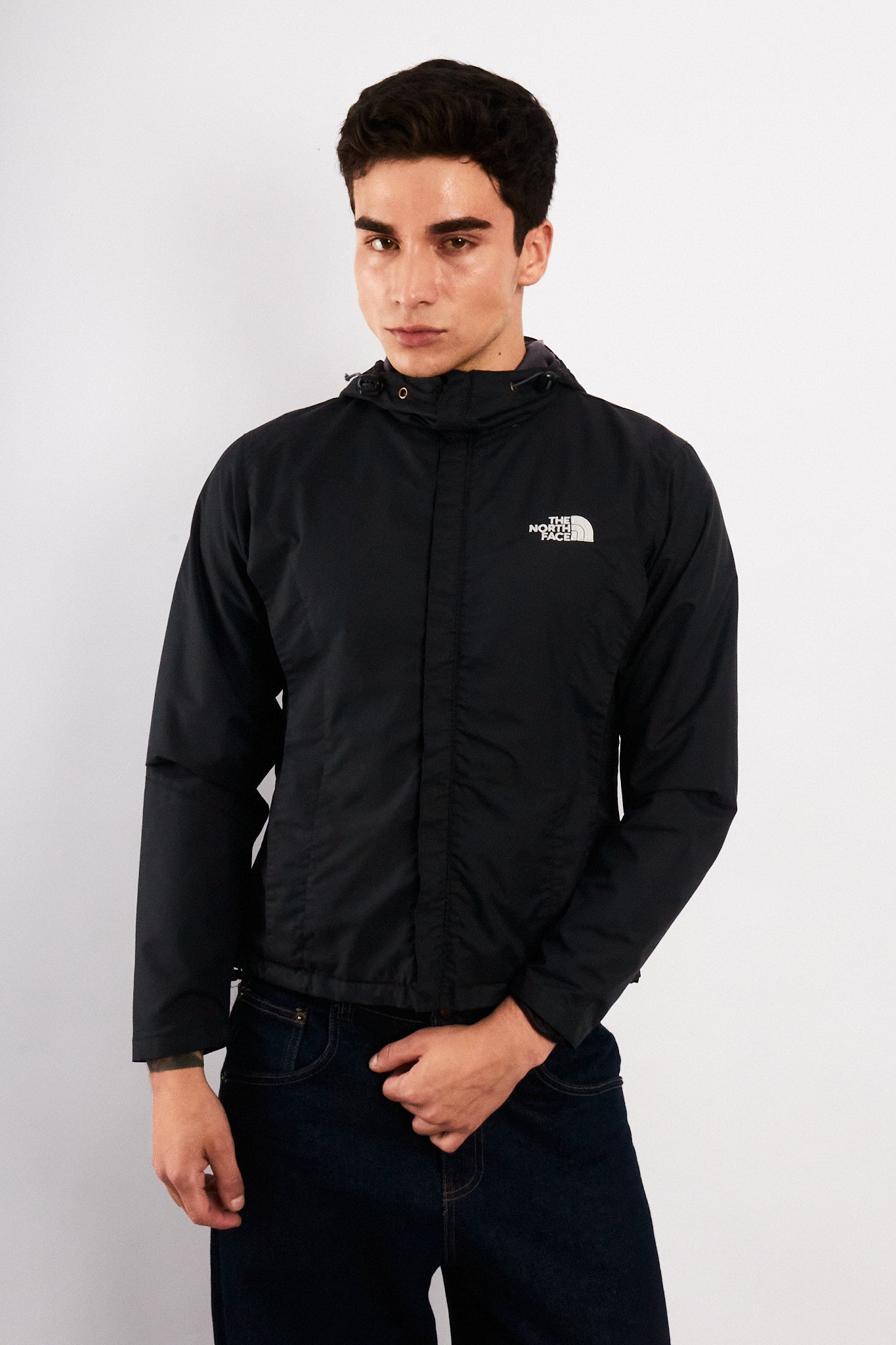 2000 Vintage The North Face Black Hyvent Jacket (S)