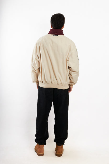 1990 Vintage Nautica Challenge J-Class 1930 Spellout Jacket (L/XL)