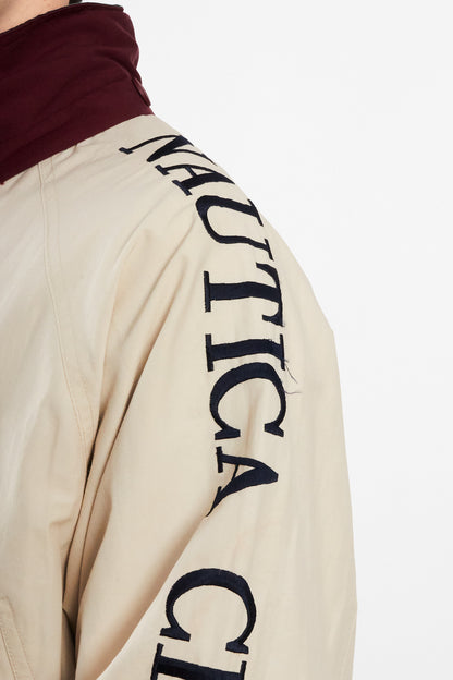 1990 Vintage Nautica Challenge J-Class 1930 Spellout Jacket (L/XL)