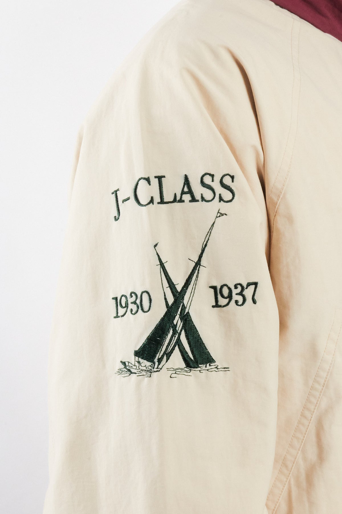 1990 Vintage Nautica Challenge J-Class 1930 Spellout Jacket (L/XL)