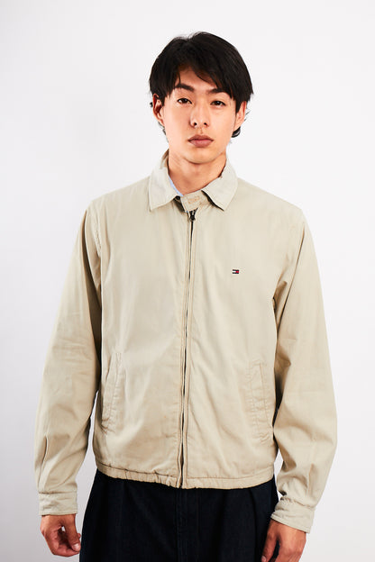 2000 Vintage Tommy Hilfiger Sand Beige Harrington (S/M)
