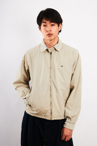 2000 Vintage Tommy Hilfiger Sand Beige Harrington (S/M)